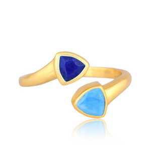 Lapis Lazuli Turquoise Ring
