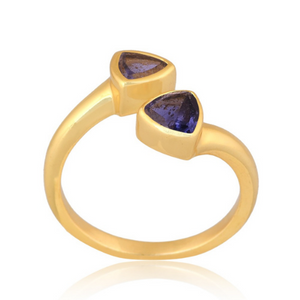 Wave Adjustable Duo Ring - 3 colours