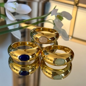 Wave Stacking Rings - 3 colours