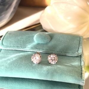 Eternity Studs (sterling silver) - 3 colours