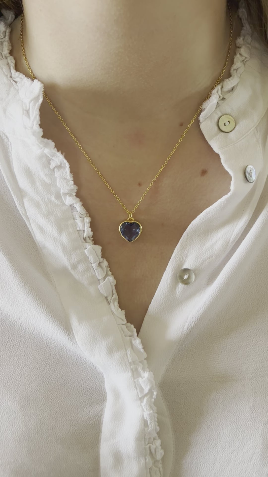 Eternity Heart pendant necklace - 3 colours